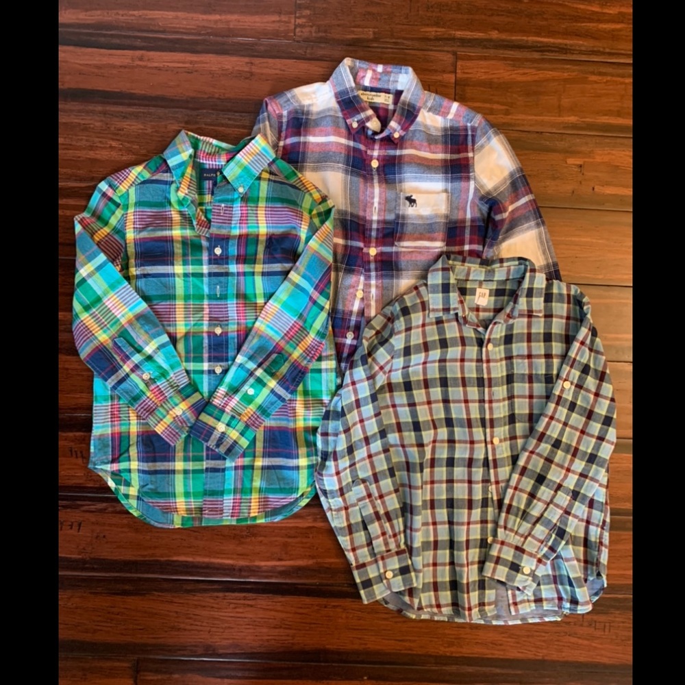 3 PK Shirts (A&F, RL, GAP)